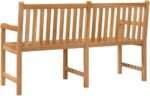 The ergonomically designed vidaXL patio bench offering ample seating comfort for outdoor