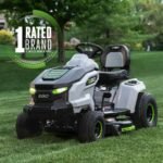 EGO cordless riding lawn mower provides a quiet mowing experience without disturbing neighbors.